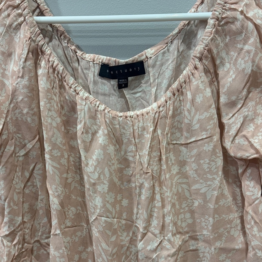 Sanctuary Light Pink Patterned Blouse - Picture 3 of 4